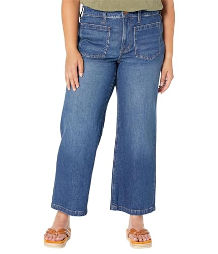 Madewell Plus Patch Pocket Perfect Vintage Wide Leg Jeans in Caronia Wash