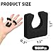 Covzoe 1000 Pieces Individual Toe Separators, Soft Foam Toe Spacers for Pedicure, Comfortable Finger Toe Dividers for Women Nail Polish Art Painting Salon Beauty Foot Care