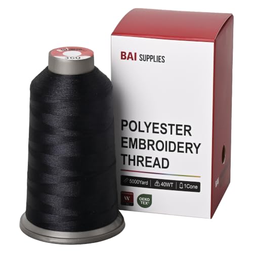 Machine Embroidery Thread, 5000 Yards
