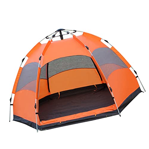Carpa automática pop up para camping, 8 personas, naranja miniatura 4