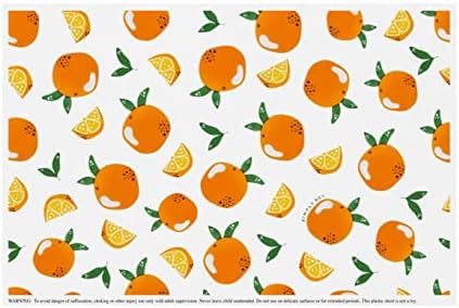 Simply Day Disposable Placemats for Kids, Oranges (SP-001)