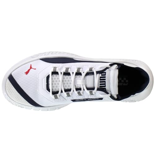 PUMA PUMA Mens Scuderia Ferrari Replicat X Lace Up Sneakers Shoes Casual - White - Size 5.5 D