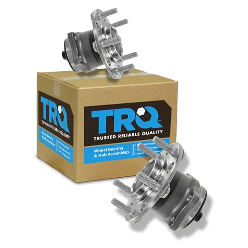 Image of TRQ Rear Left and Right Wheel Bearing and Hub Assembly Set 2 Piece Compatible with 2007-2017 Jeep Patriot FWD 2007-2016 Jeep Compass FWD 2017 Compass MK 2011-2014 Chrysler 200