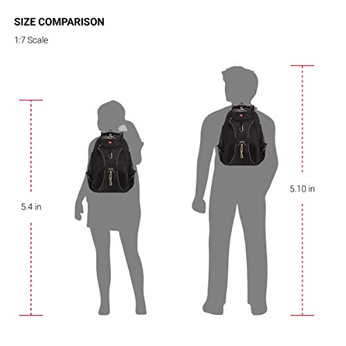 SwissGear Laptop, preto/prata, 43 cm (17