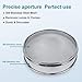 LVDALAB 304 Stainless Steel Mesh Lab Sieve, 14 Mesh(1.43mm) Aperture Test Sieve, 7.9Inch(20cm) Diameter Economy Standard Analysis Sample Test Sieves for Industrial Laboratory Homes