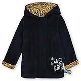 fabric_type; 100% Polyester Sigikid Mädchen Kapuze für Kinder Fleecejacke, Mini, Blau/Schriftzug, 116