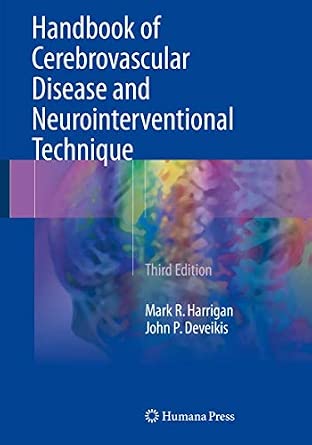 Handbook of Cerebrovascular Disease and Neurointerventional Technique 3rd ed. 2018 Edition book cover