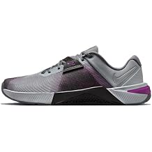 Nike Metcon 10 Mens Workout Shoes Wolf Grey/Medium Ash/Vivid Purple/Metallic Silver Size 8.5