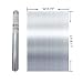 TOTIO Pegatinas de acero inoxidable cepillado para cocina estufa refrigerador plata película...