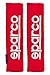 Sparco SPC1204RD Seat Belt Padding Protector Car Travel, 2 Units, Rosso