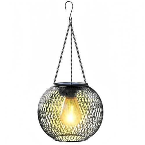 Lanterne solaire jardin pour pergola et cour avec allumage automatique