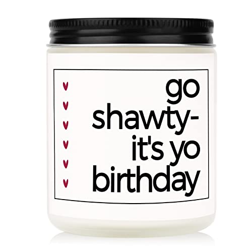 Lavender Scented Birthday Candle Jar