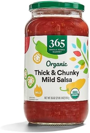 365 by Whole Foods Market, Salsa Mild Thick Chunky Value Size Organic, 35 Ounce