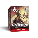 Dungeons & Dragons Referenzkarten – Magische Gegenstände (Selten und Sehr selten) | D&D-Zubehör (Englische Version)