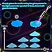 Glow in The Dark Pigment Powder - 12 Colors Luminous Powder 20g/0.7oz and 3 Colors Gold Foil Flakes 2g, Epoxy Resin Luminous Powder for Resin Art, Slime, Nail Art, Acrylic Paint and DIY Crafts