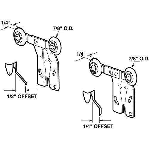 Prime-Line N 7540 Sliding Closet Door Tandem Roller Kit (2 Pair) by PRIME-LINE - Used condition - Image 2