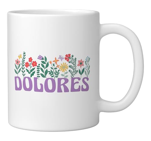 Taza de Cerámica Blanca para Mujeres DOLORES miniatura 2