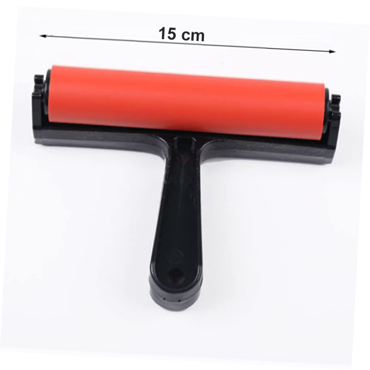 KONTONTY Ink Print Cylinder Roller Large Ink Pad Roller Adhesive Brush Stamping Brayers