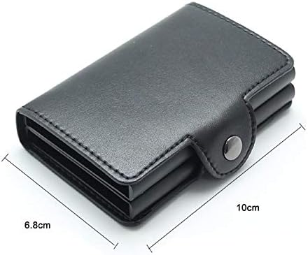 Men Aluminum Automatic Credit Card Holder Wallet Travel UP Business Multi-card Change Cover Case