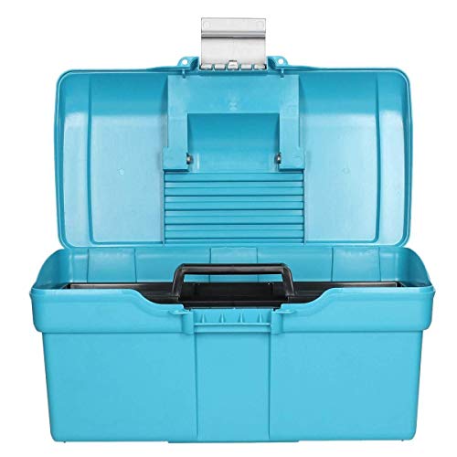 Plastica Panaro Pro Tack Extra Large Grooming Box - Horse & Pony - Dog Show - Blue