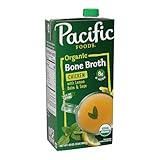 Pacific Foods Organic Chicken Bone Broth With Lemon Balm and Sage, 32 oz Carton