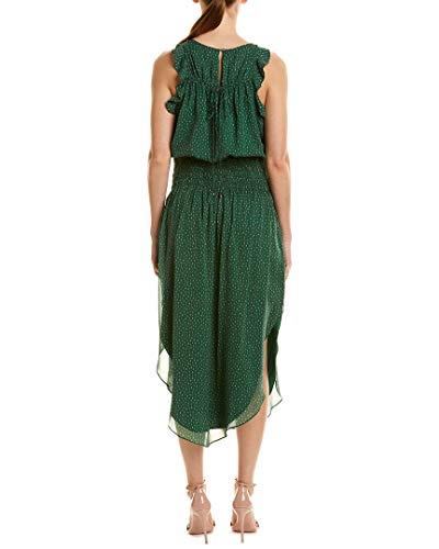 Halston Heritage Silk Printed Ruched Maxi Dress #TOP24