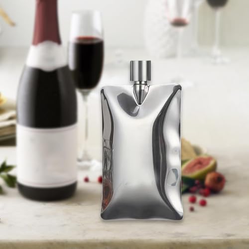 Flasque à alcool Gralara haut de gamme en acier inoxydable durable - 5
