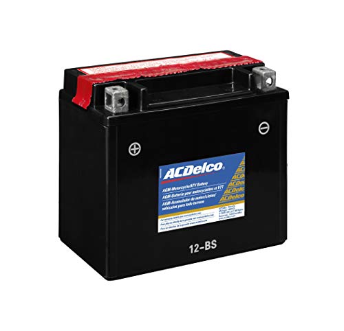 Acdelco Gold Atx12Bs 12 Month Warranty Powersports Agm Jis 12-Bs Battery #TOP1