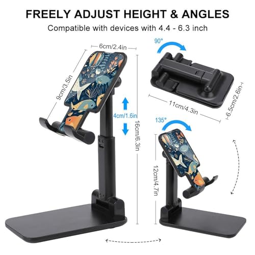 Support téléphone portable bureau pliable pour éviter les douleurs de cou - 2