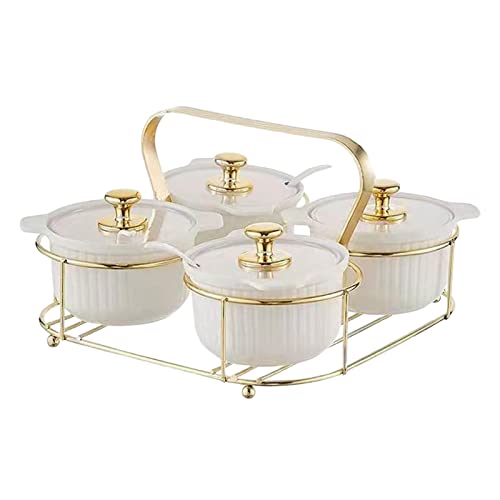 Generic Conjunto de caixa de tempero, com bandeja de recipientes de especiarias conjunto de recipien