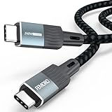 Thunderbolt 3 Cable 3ft, 40Gbps Data Transfer/ 100W PD/ 5K@60Hz Active Cord Premium Braided Cables for TB3 Dock MacBook Air MacBook Pro iMac Mac Mini/Pro Studio Display iPad Pro External SSD Phone