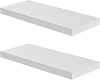 Vista 1 de Estante Flotante, Juego de 2 Estantes de Pared, 30 pulgadas de ancho x 12.75 pulgadas de profundidad x 2 pulgadas de alto, Estante Flotante de Pared