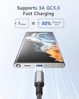 RAVIAD USB C Kabel 1M, USB 3.2 Gen 2 Schnellladekabel USB C 10Gbps Daten – Ansicht 4