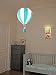 R&M Coudert - Lámpara de techo para habitación infantil, diseño de montgolfiero,...