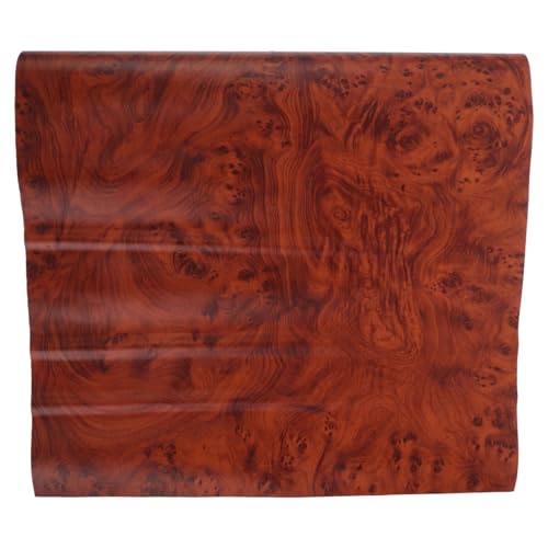 SOPOTUTU Film Vinyle Autocollant Imitation Bois pour Intérieur de Voiture 30 CM X 200 CM, Imperméable et Résistant aux Rayures, Film Adhésif sans Bulles pour Tableau de Bord et Garnitures,