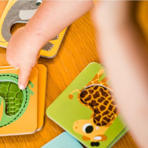 Nathan - Les Animaux à Toucher - Eveil Sensoriel - Jeu Educatif et de Mémoire - Pour Des Moments en Famille - Toucher, Caresser, Manipuler - Pour Bébé dès 12 mois