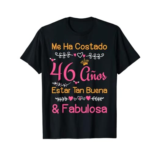 46 Años Regalo de Cumpleaños Fabulosa Mujer 1977 46 Años Camiseta