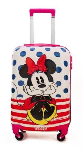Image of ADSON Abs Kids Trolley 360 Rotating Luggage 360 Degree Wheels Princess Non-Breakable 20 Inch Kids Hardsided Suitcase with 4 Wheels, 360 Degree Wheel Travel Trolley Bag