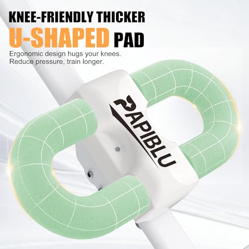 Abdominal Trainers - Adjustable Ab Trainer Machine, Foldable Abdominal Workout Equipment with Knee Protection - Home Gym Systems for Men & Women - Green by PAPIBLU - Image 4