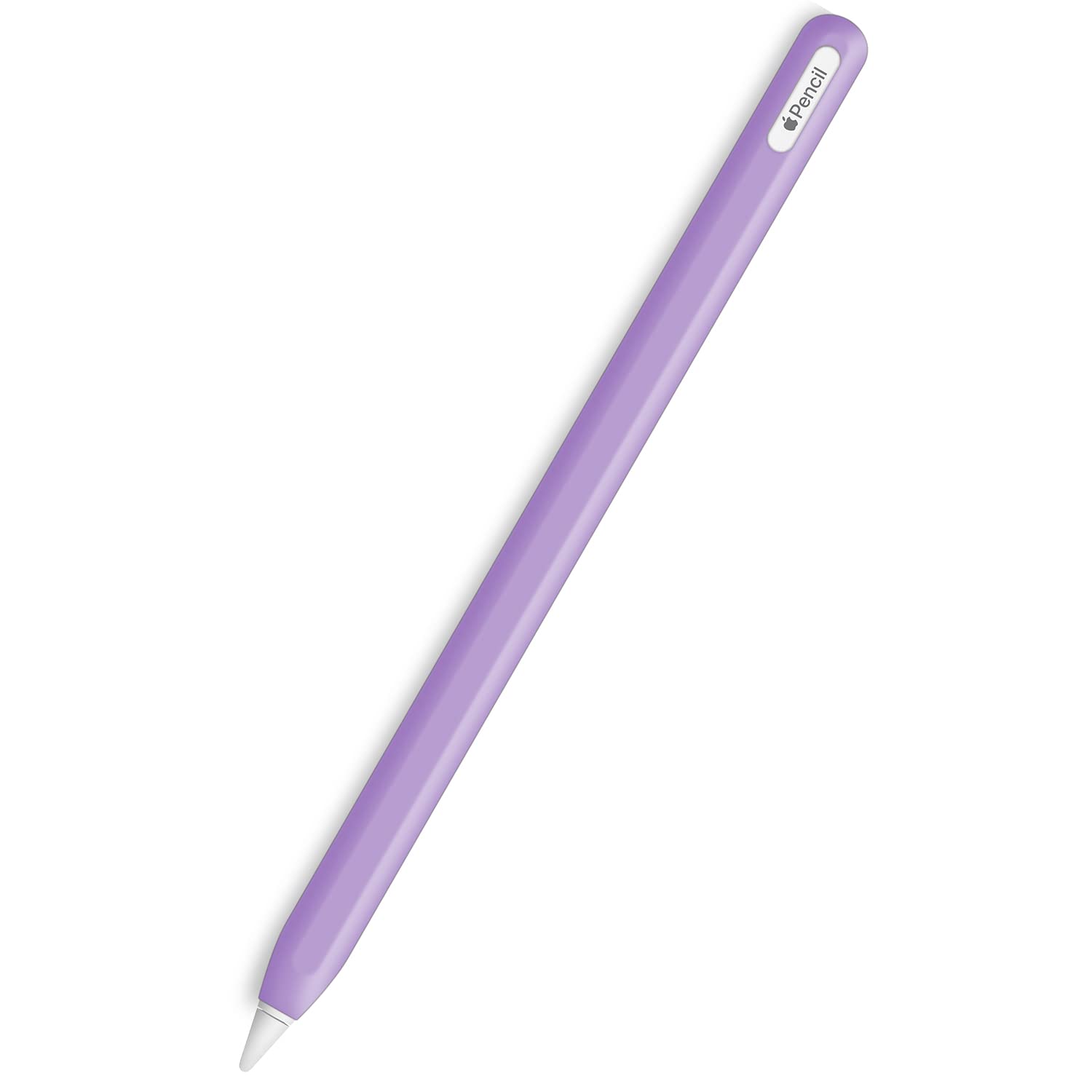 Slim Soft Silicone Sleeve Case Compatible with Apple Pencil 2nd Generation Only, Protective Grip Cover Skin for iPad Apple Pencil 2nd Gen (Purple)