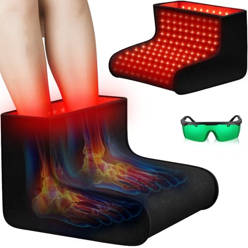 Red Light Therapy for Feet, 48W 320 LED Red &