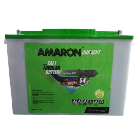 Amaron AAM-CR-AR200TT54 200 AH Lead Acid Battery, White and Green