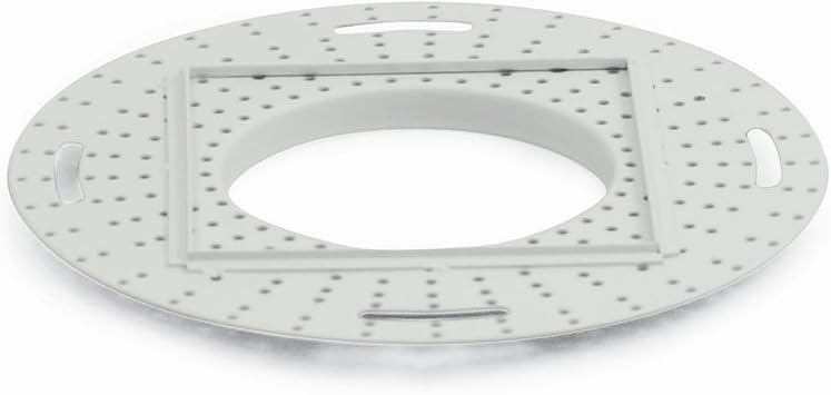 Nora Lighting NIO-FMMR-4S 4 in. Lolite Square Flush Mount Mud Ring - White