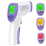 Medical Forehead Thermometer, Touchless Infrared Digital Thermometer with Fever Alarm, Body Termomet