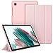 Produktbild Fintie Hülle für Samsung Galaxy Tab A8 10.5 2022/2021, Ultradünn Schutzhülle mit Transparenter Rückseite Cover Auto Schlaf/Wach für Tab A8 10.5 Zoll SM-X200/X205/X207, Roségold