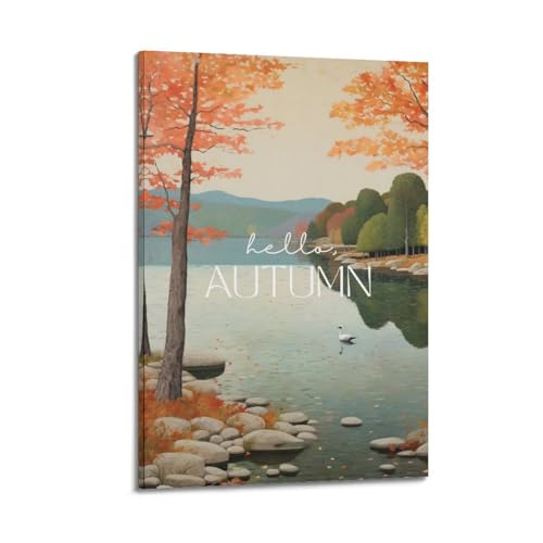Art mural sur toile de qualité supérieure cadre photo automne