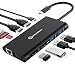 Produktbild Docking Station, UtechSmart Triple Monitors USB C Laptop Docking Station, 11-1 USB C Dock mit 2 HDMI, VGA, PD3.0, SD TF Card Slot, 4 USB Ports USB-C Adapter Kompatibel für MacBook & Windows(Schwarz)
