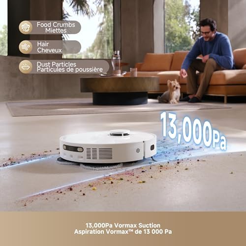 DREAME L40s Ultra CE Robot Vacuums and Mop with Self-Emptying, TriCut Brush