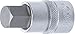 Produktbild BGS Bit-Einsatz - Innenvierkant 12,5 mm (1/2") - Innensechskant 17 mm