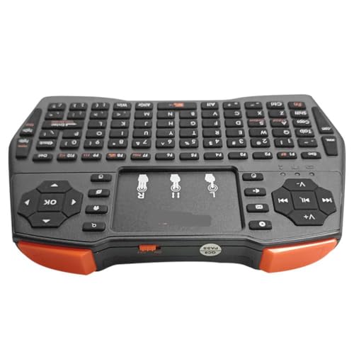 �^�b�`�p�b�h�t�����C�����X�L�[�{�[�h 2.4GHz �o�b�N���C�g�Ȃ� I8 Plus �p��G�A�}�E�X�����R�� Android TV �{�b�N�X PC �ƌ݊�������(as shown)